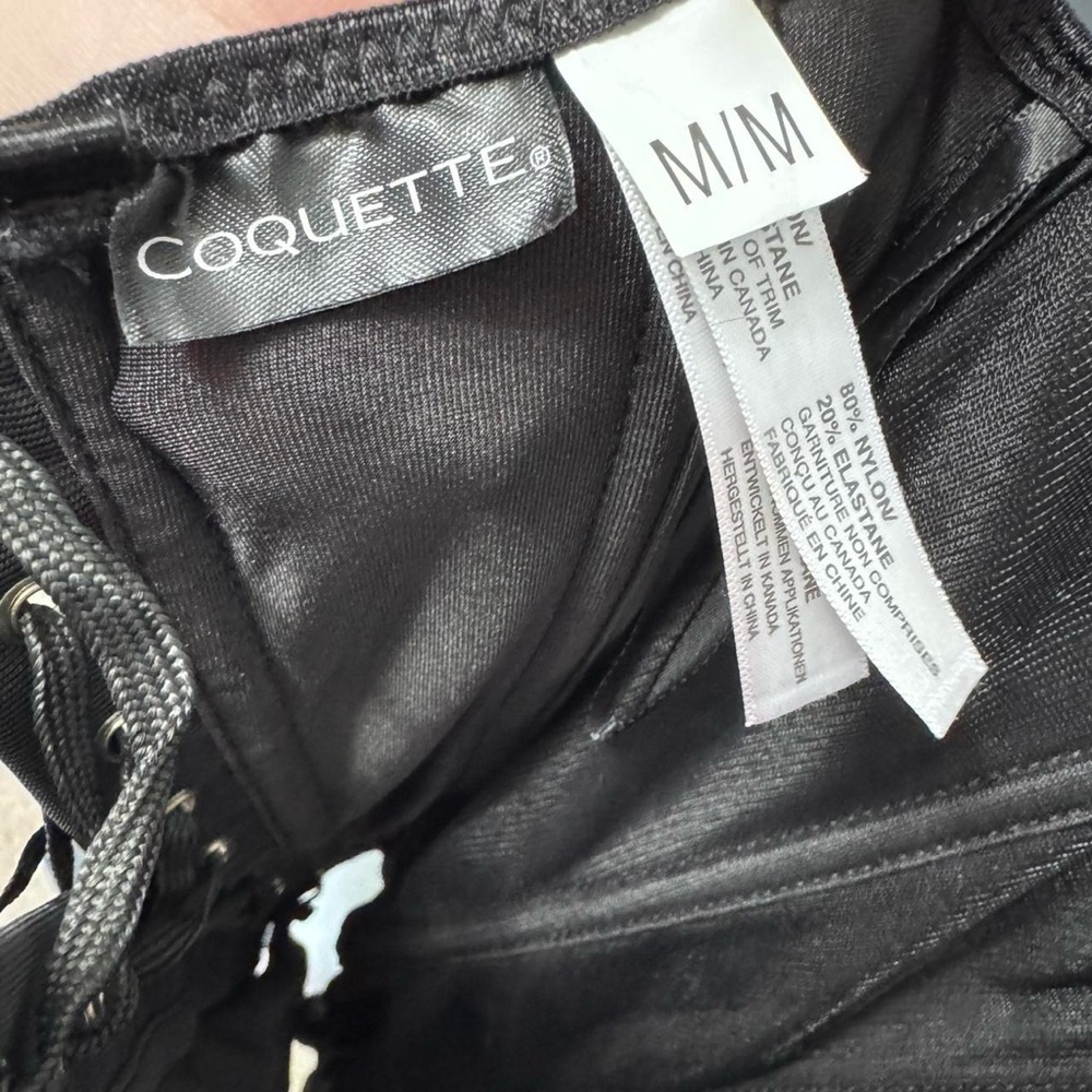 ❌SOLD❌Coquette Satin Zip Corset - Picture 5 of 5